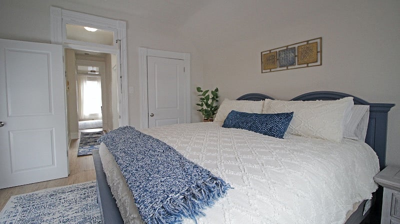 Main bedroom has large closet