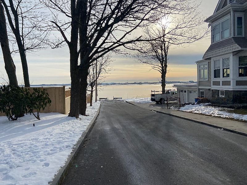 Street and water view