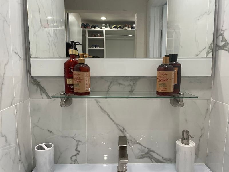 Bathroom sink.