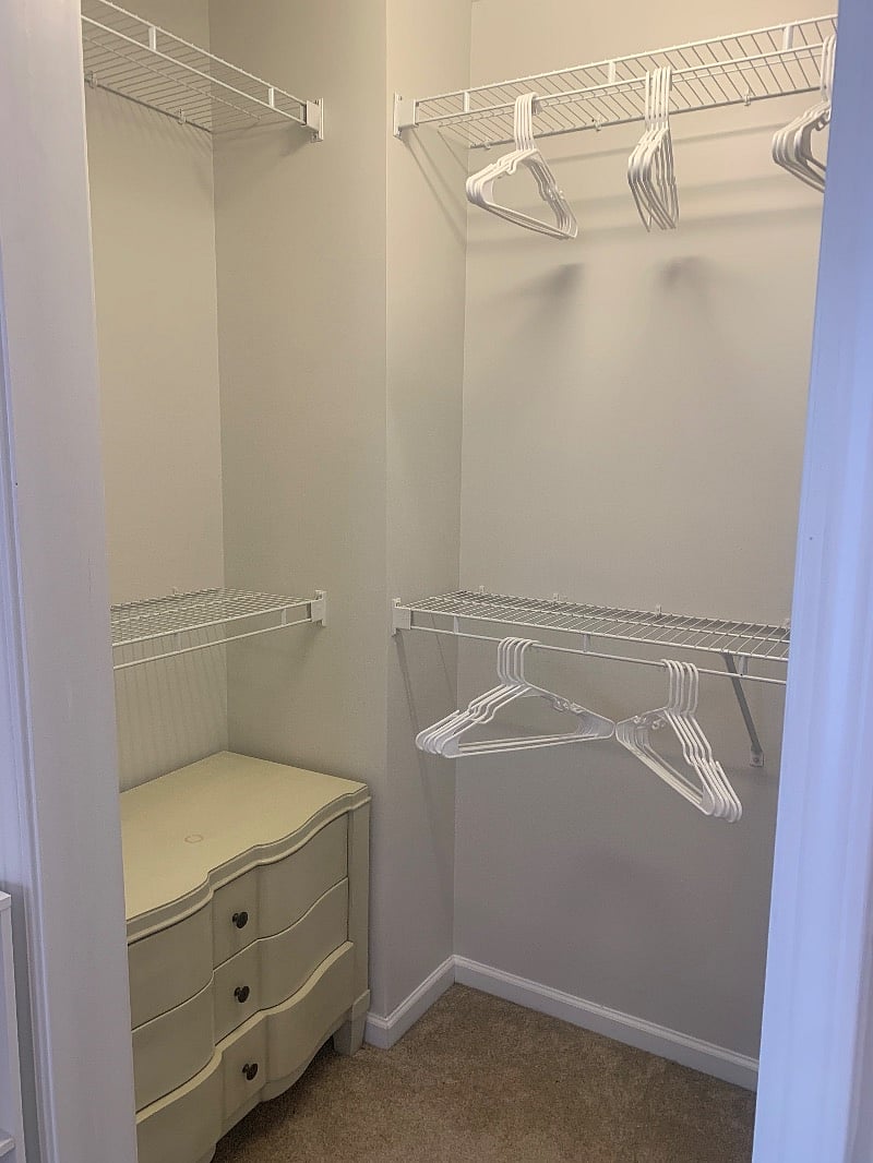 Master walk-in closet 