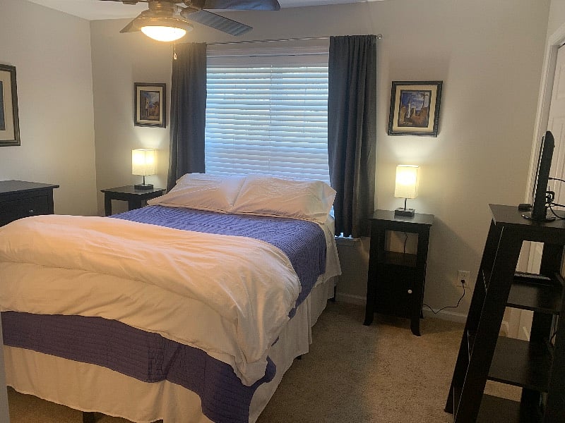 3rd Floor Bedroom with ensuite, across small hallway from master