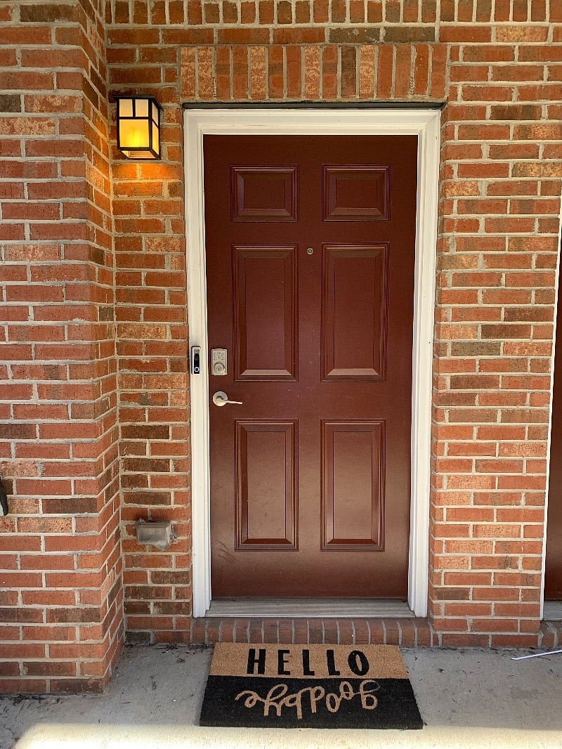 Welcome to your travel home! Front Door to Unit off courtyard.   Guests will have personalized codes for keyless entry.  (keys also provided as back-up)