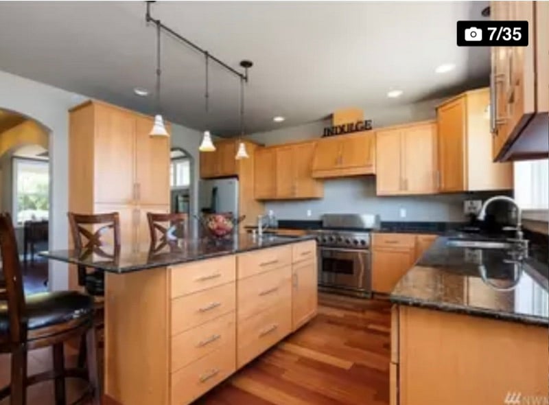 Kitchen on main floor