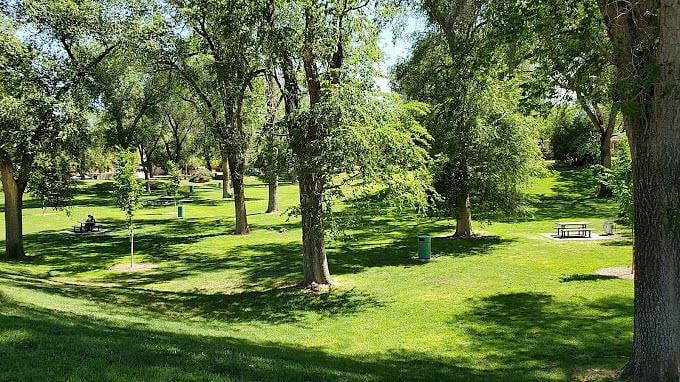 Roosevelt Park Directly across the street - you will see sun bathers, dog walkers, families and frisbee golfers!