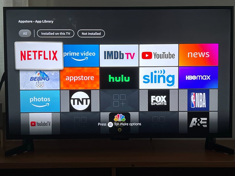 Super Fast WiFi connection and a Smart TV for easy Streaming!