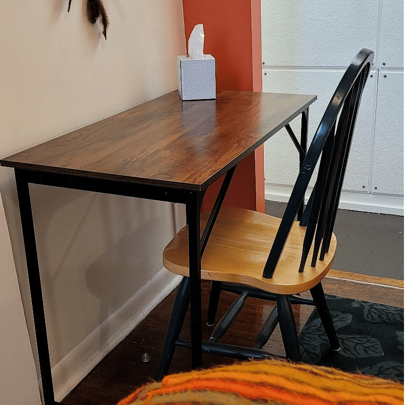 Small desk and chair