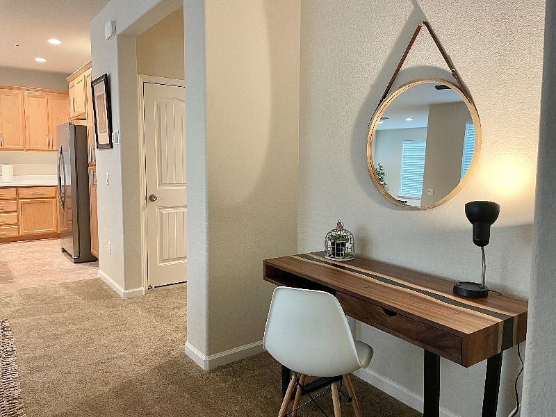 Desk area