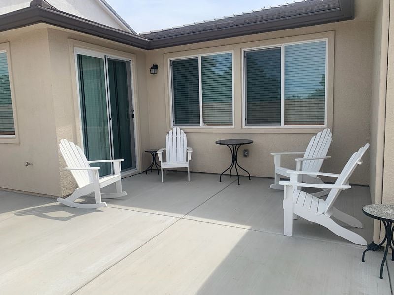 Backyard patio
