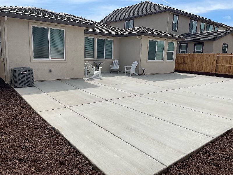 Backyard patio