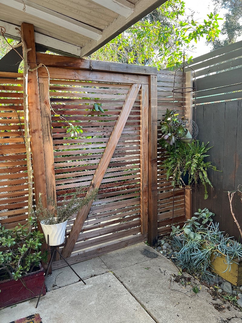 sunny patio