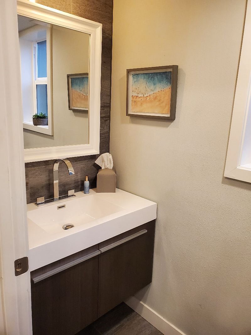 Half bath on main floor for your use if you prefer