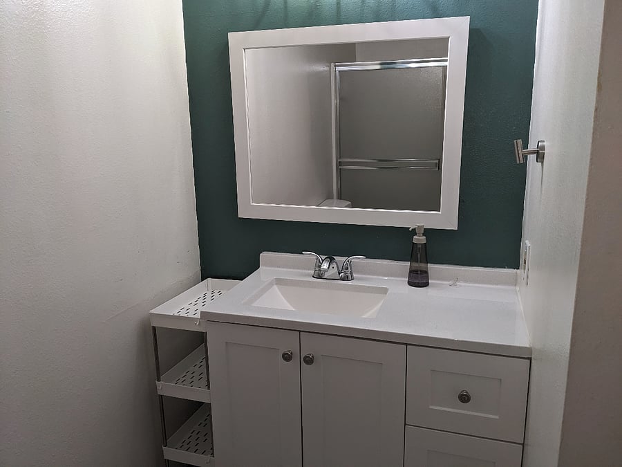 Bathroom with tub