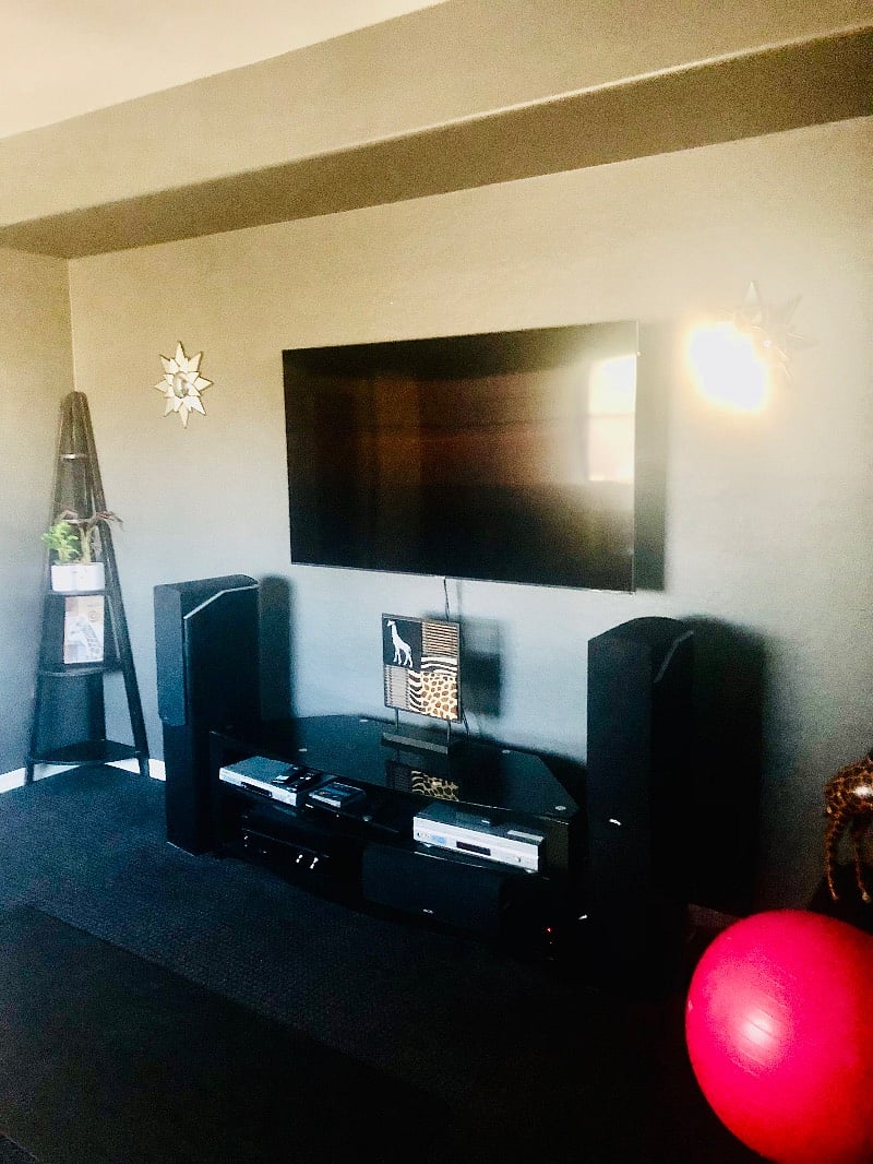 Media/Entertainment Room with 65" TV