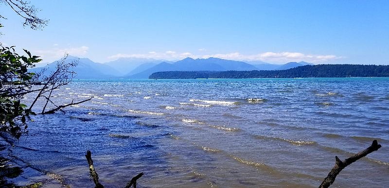 Awe Inspiring View of the Olympics from Hood Canal