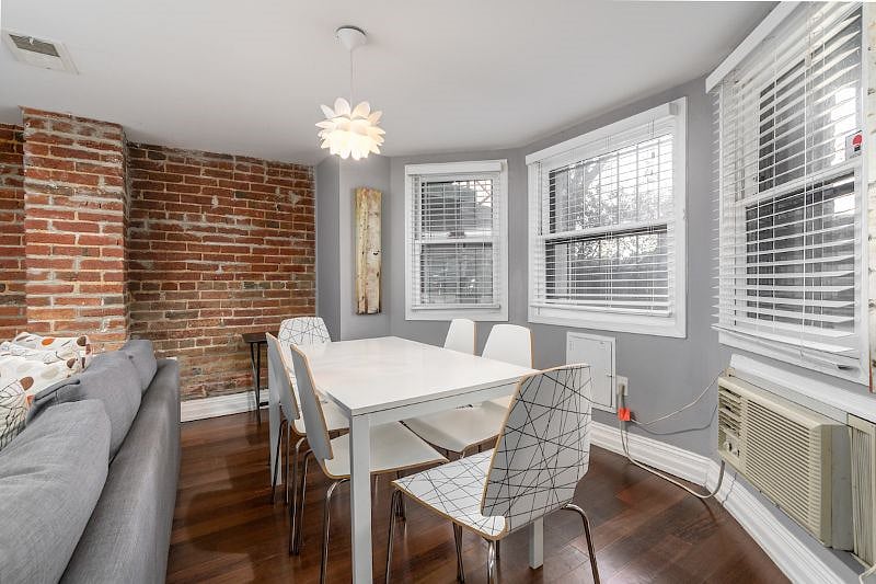 dining area with 6 chairs