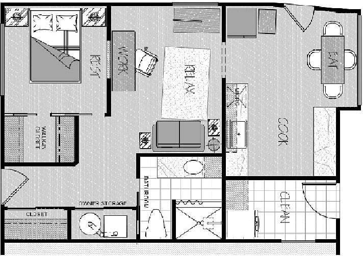floor plan 600 sq ft