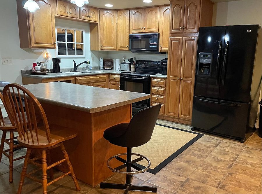 Fully equipped kitchen