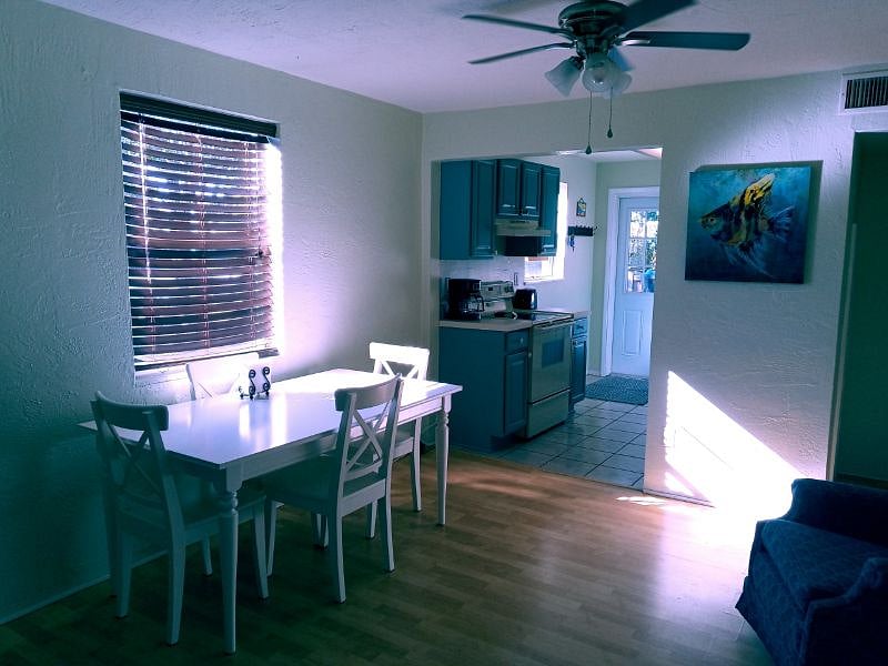 Open floor plan, watch TV from dining or living room