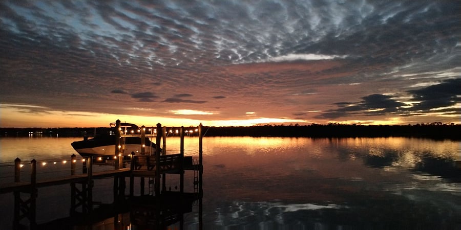 Sunset at Roberta Dock