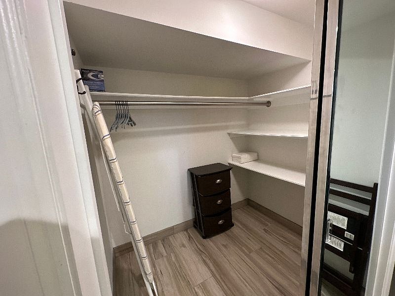 Roomy Walk-In Closet