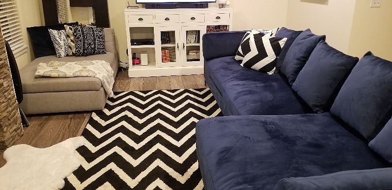 Shared upstairs open concept living area.