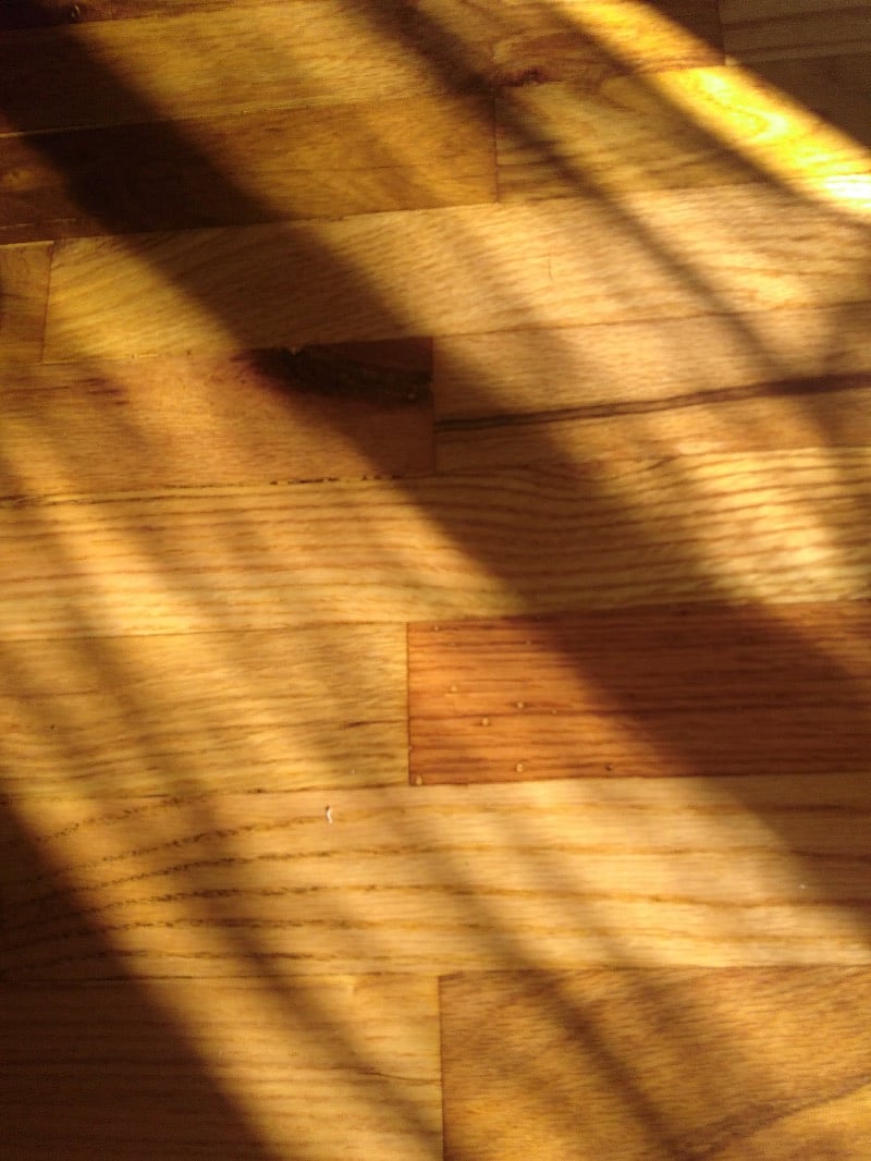 Refinished original oak floors