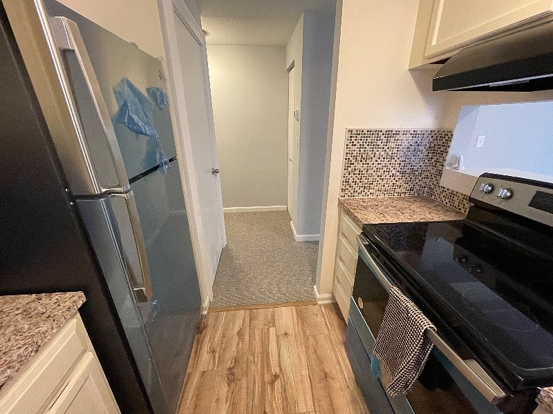 Kitchen with newer appliances