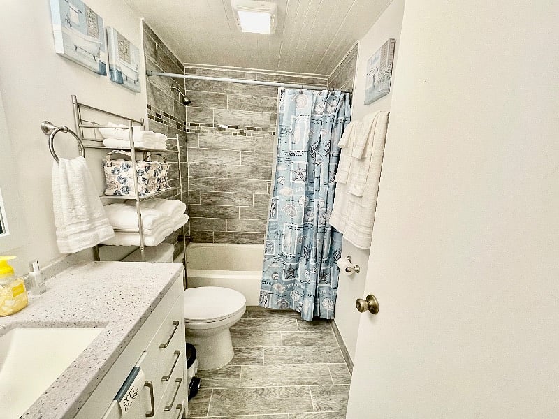 Newly remodeled bathroom
