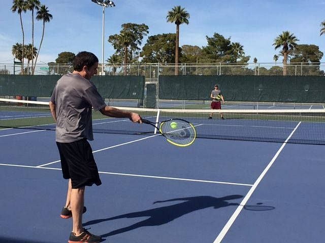 Encanto Park is fantastic for: golf, pickleball, tennis, basketball, volleyball, paddle boats, ducks and small amusement park for little kids.
