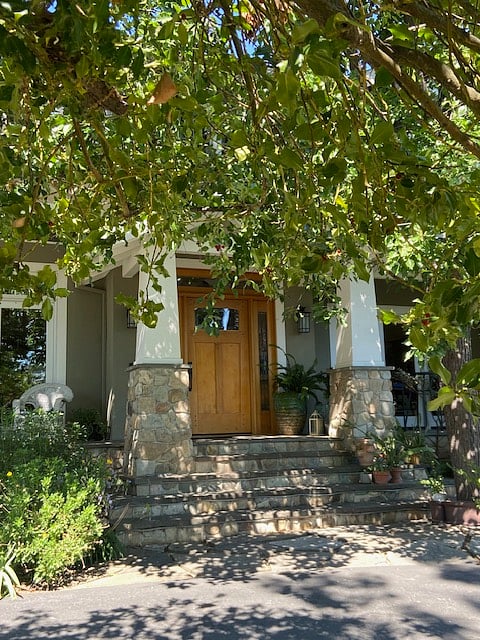 Main House Front Porch & Door