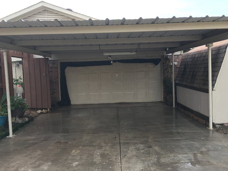 Covered carport