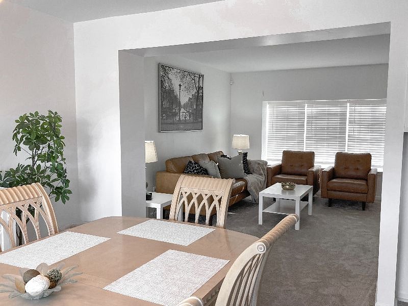 Dining Room & Living Room