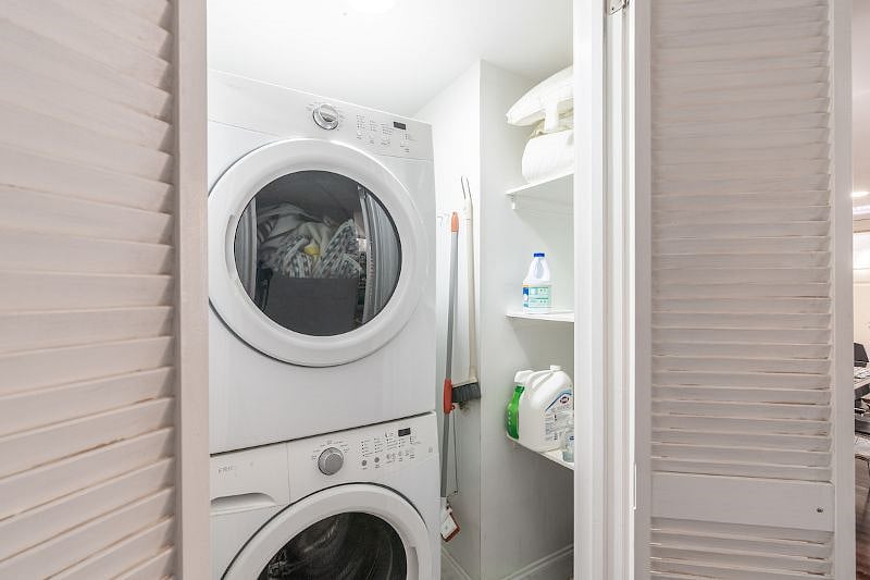 laundry/storage closet