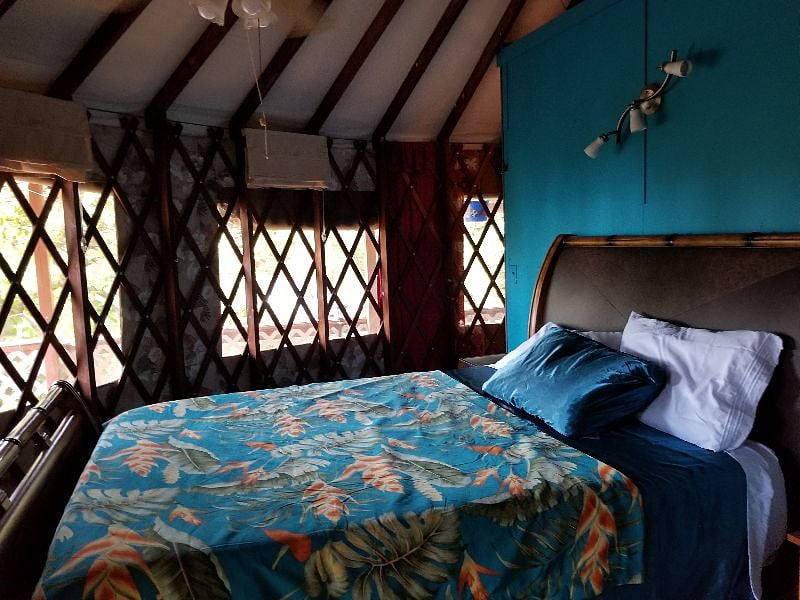 Yurt bedroom