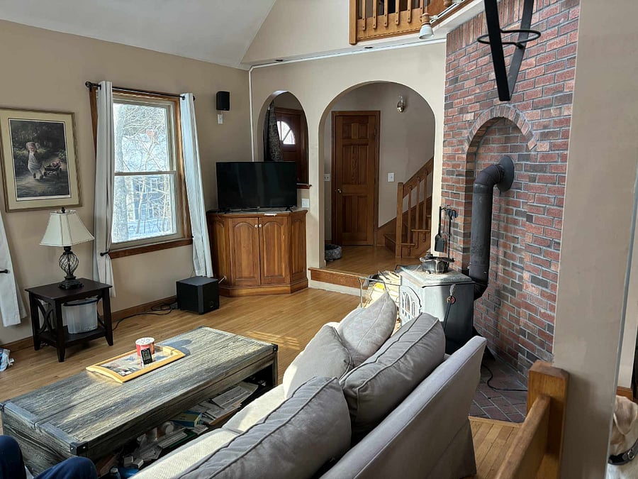 Step down livingroom