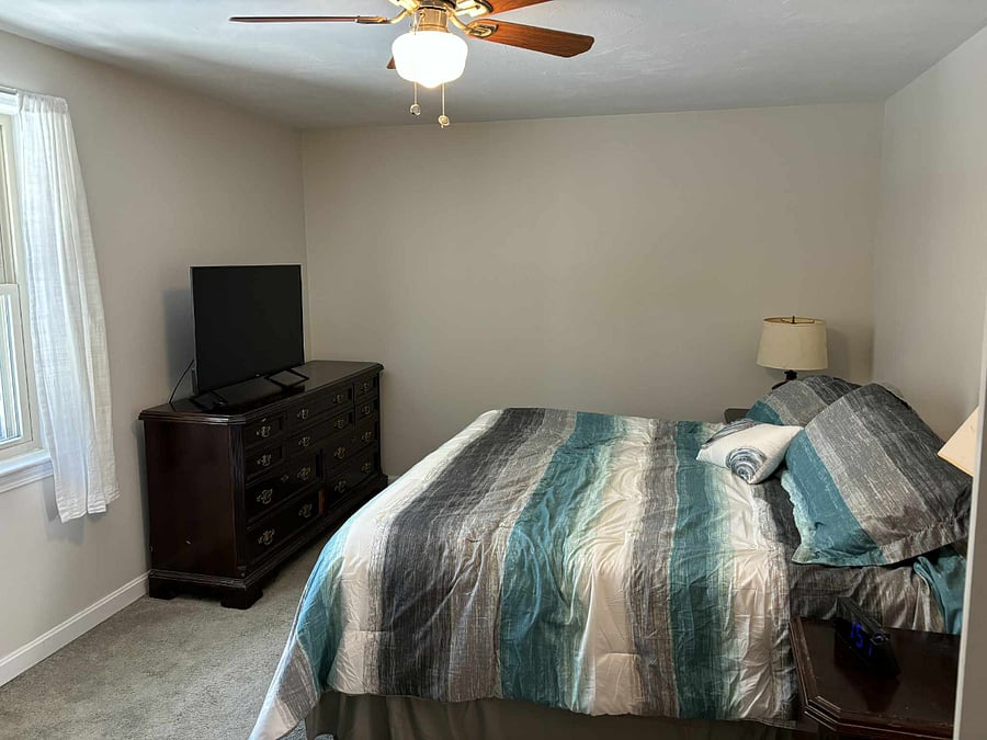 King size bed. 2nd floor
