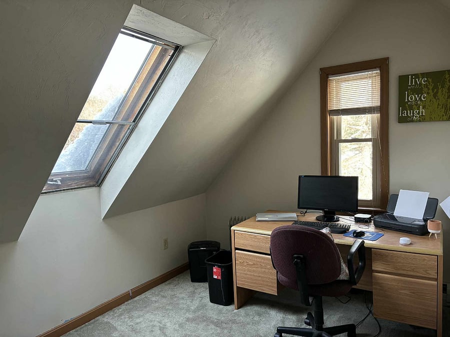 Currently an office but will put a bed and dresser in if wanted by person renting