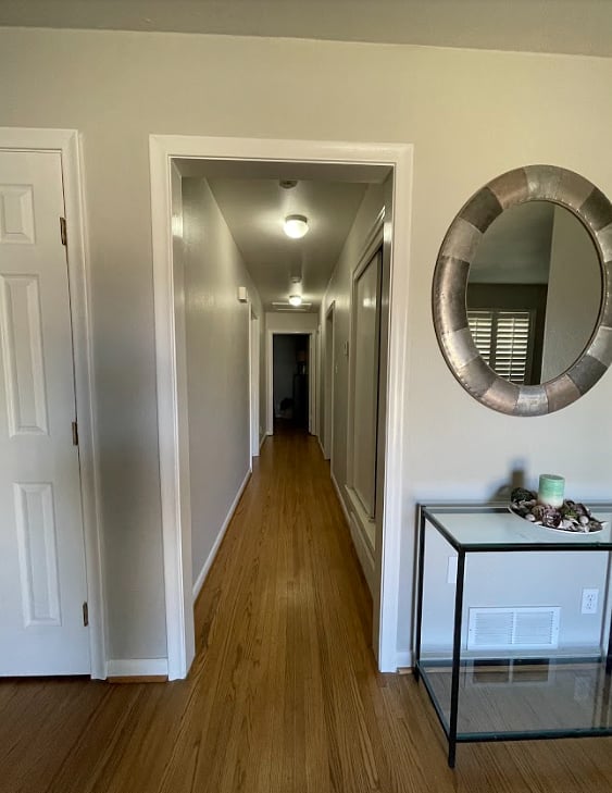 Hallway from living room