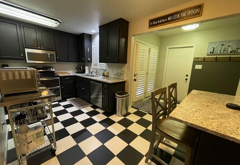 Spacious kitchen