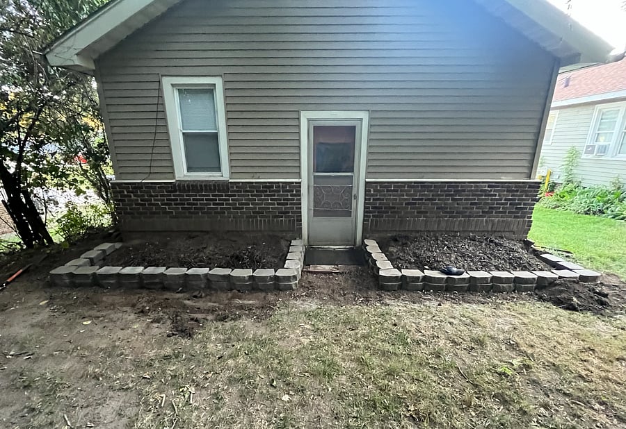 Easy access to fenced backyard.