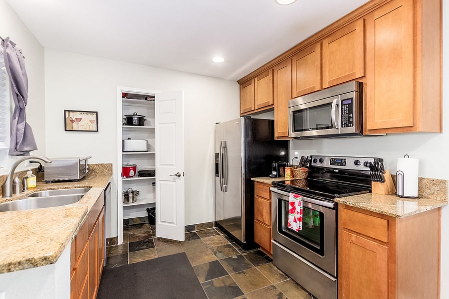 Pantry at the fully equipped and stocked KITCHEN
