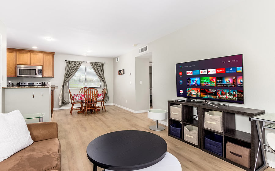65" Smart TV in the Family Room *
Dining area by the fully equipped Kitchen