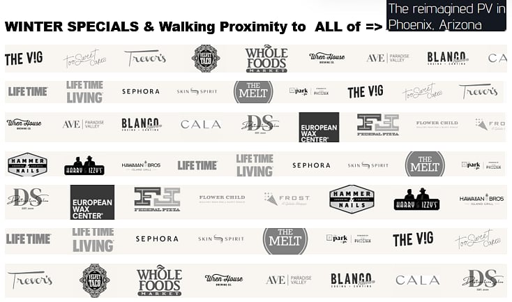 Some of the stores, restaurants, and services present now at the newly Reimagined PV.Phoenix Mall