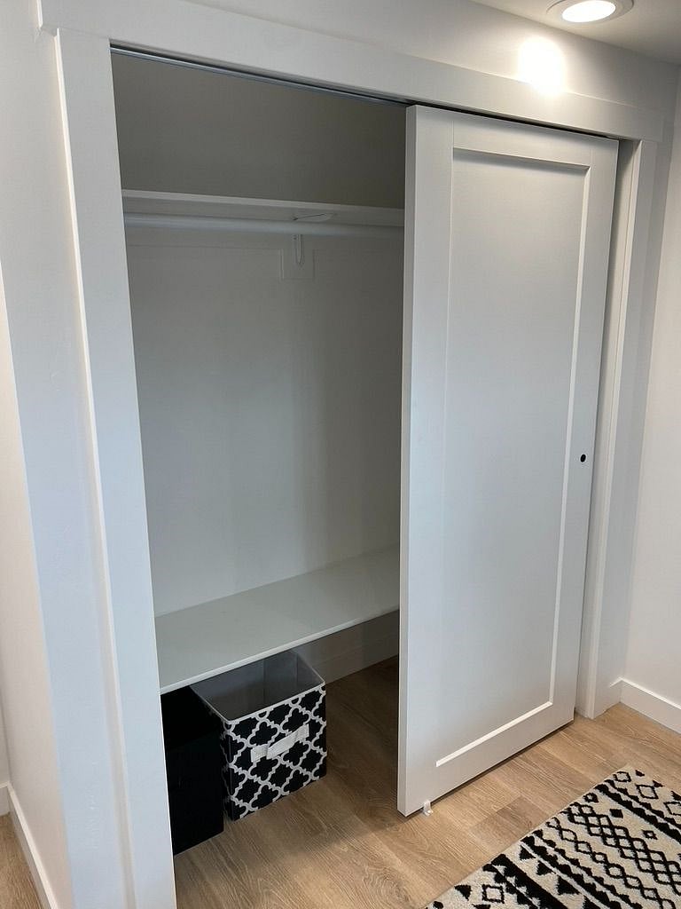 Inside of closet
