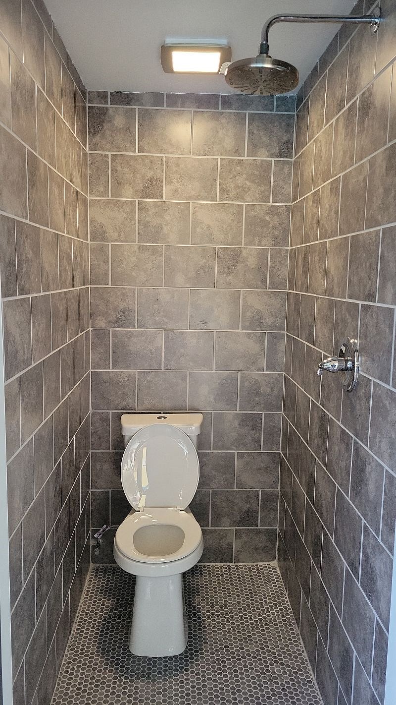 Pool bathroom and shower