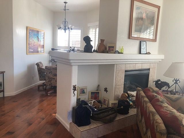 Living room and second dining table