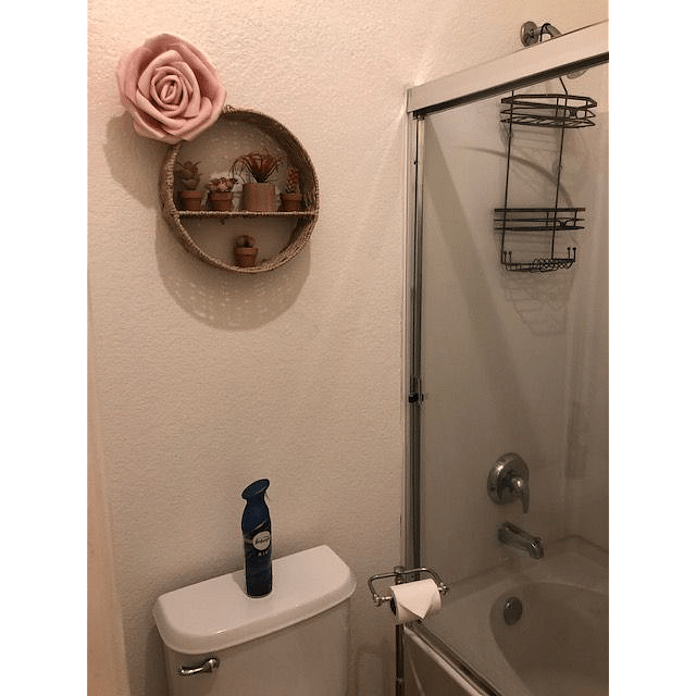 Private bath with tub and shower