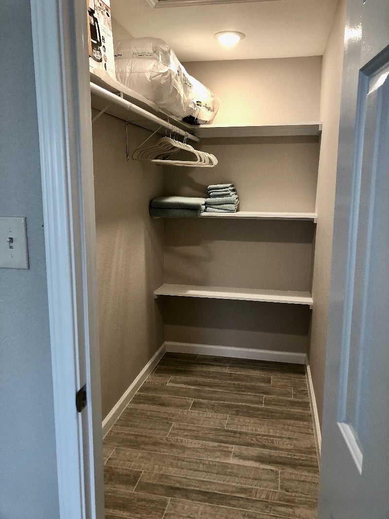 Walk-in closet for extra storage