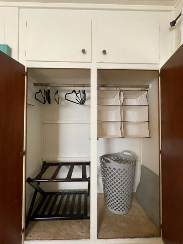 Plenty of closet space in both bedrooms
