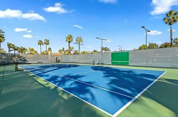 2 lighted tennis courts, well maintained